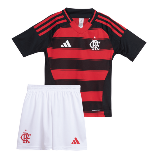 Conjunto Infantil Flamengo home 25/26
