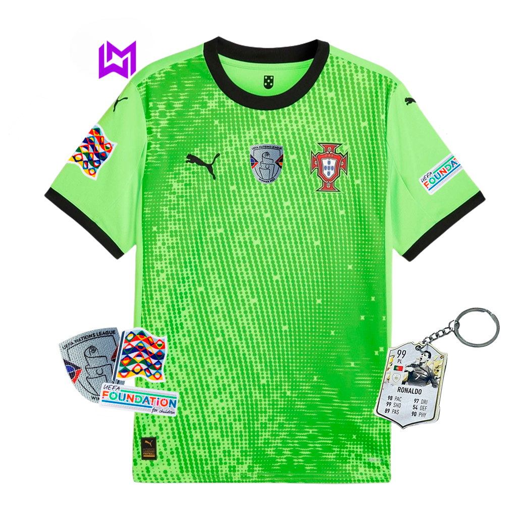 Camisola Portugal Guarda-Redes Verde 2025/26 PUMA - LANÇAMENTO! 🇵🇹