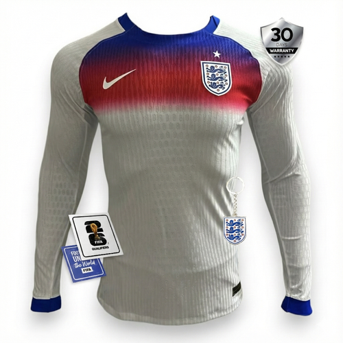 England Player Home Jersey 2025/2026 - Long Sleeve