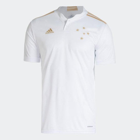 Camisa 2 Cruzeiro 21/22 Adidas - Branco+dourado
